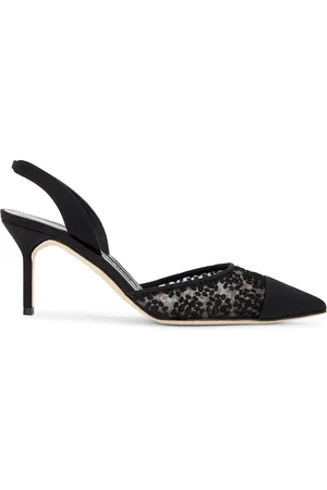 Manolo Blahnik Capsli 70 Lace Pump in - . Size 40 (also in 41).
