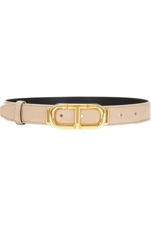 Tom Ford 25mm Palmellato Belt in - Beige. Size 80 (also in ).