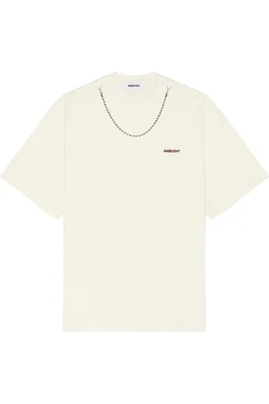 AMBUSH Ballchain T-Shirt in - Cream. Size L (also in M, XL/1X).