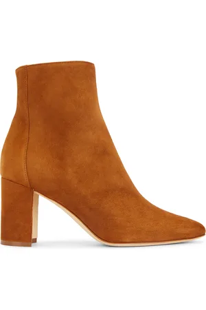 Manolo Blahnik Rosie Suede 70 Boot in - Brown. Size 39 (also in 37.5, 41).