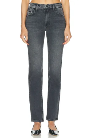 Mother The Mid Rise Rider Skimp in - Black. Size 28 (also in 33).