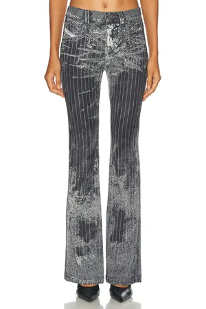 Diesel Mid Rise Bootcut Pant in - Charcoal. Size 36 (also in 38).