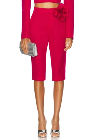 AREA Flower Corsage Tailored Short in - Pink. Size 6 (also in ).