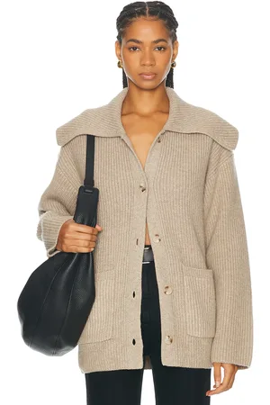 Simkhai Hollie Cardigan in - Beige. Size L (also in M, S, XS).