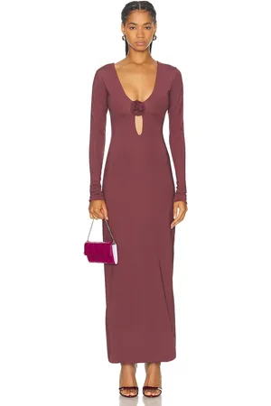 Maygel Coronel Lucir Dress in - Wine. Size all.