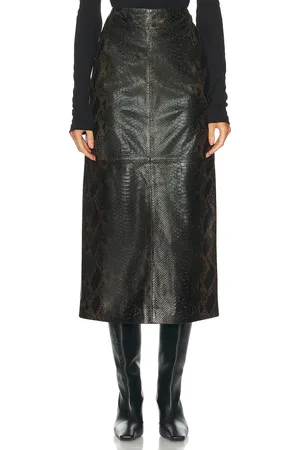Nour Hammour Elyse Pencil Skirt in - Brown. Size 34 (also in 36).