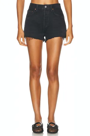 AGOLDE Mila Short in - Black. Size 23 (also in 28, 29, 30, 31, 32, 33, 34).