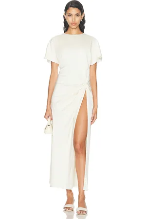 SER.O.YA Tropez Maxi Dress in - White. Size L (also in ).