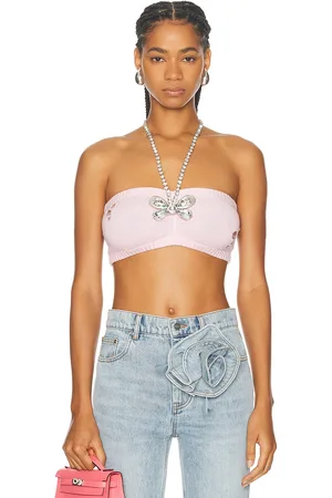 AREA Bandeau Top in - Pink. Size S (also in XS).