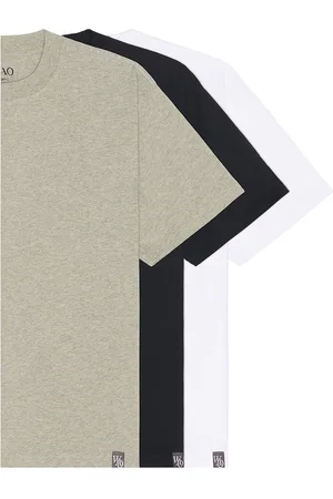 WAO The Relaxed Tee 3 Pack in Black White & Heather Grey. - Multi. Size M (also in L, S, XL/1X, XS).
