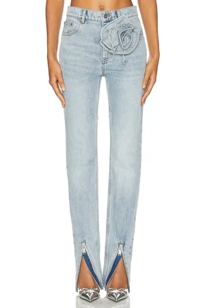 AREA Skinny Leg in - Denim-Light. Size 24 (also in 30).