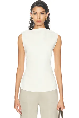 Rohe Open Back Sleeveless Top in - Ivory. Size 42 (also in ).