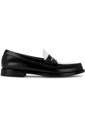 G.H. Bass Larson Weejun in Black White - Black. Size 10 (also in 11, 12, 7, 8, 9).