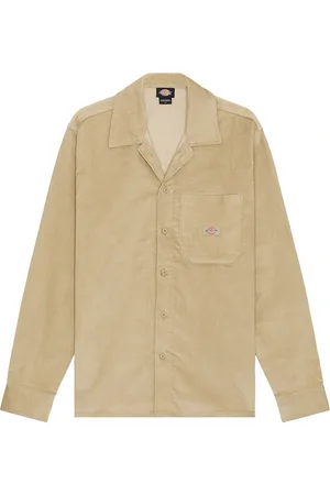 Dickies Corduroy Long Sleeve Shirt in - Brown. Size L (also in ).