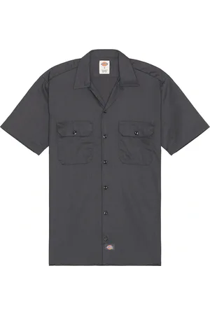 Dickies Original Twill Short Sleeve Work Shirt in - Grey. Size S (also in ).