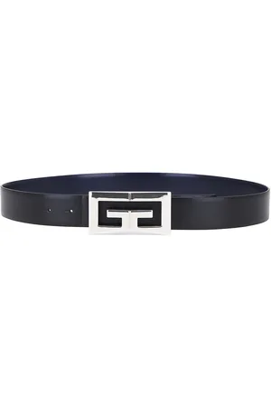 Givenchy 30mm Reversible 2G Small Buckle Belt in - Black,Navy. Size 100 (also in 85).