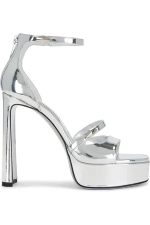 Jimmy Choo Claressa 125 Sandal in - Metallic . Size 39.5 (also in ).