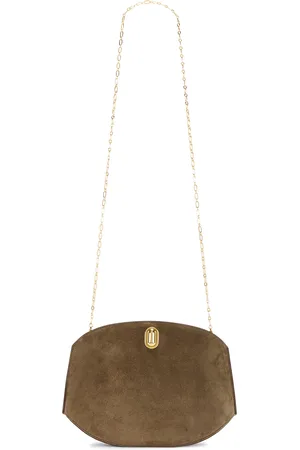 SAVETTE The Tondo Chain Crossbody Bag in - Brown. Size all.