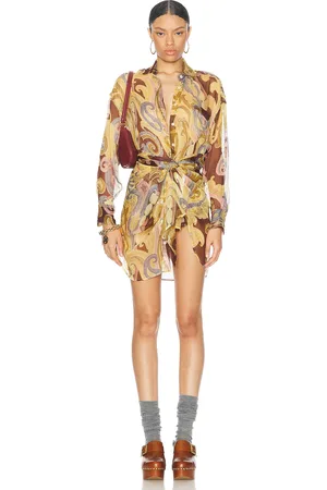 Etro Button Up Shirt in - Yellow. Size 36 (also in ).