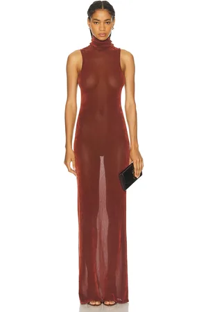 PRISCAVera Turtleneck Maxi Dress in - . Size L (also in S).