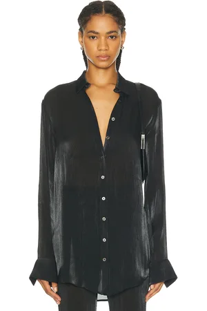 PRISCAVera Relaxed Button Down Top in - . Size XS (also in ).