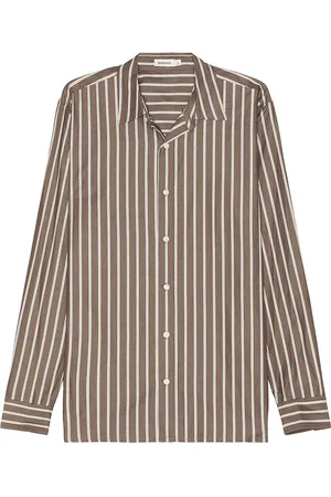 Simkhai Hendrix Shirt in - Brown. Size L (also in M, S).