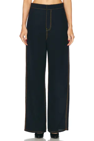 Alaïa Fluid Pant in - Navy. Size 36 (also in 40).