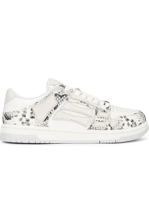 AMIRI Snake Skeleton Top Low Sneaker in - Ivory. Size 47 (also in ).