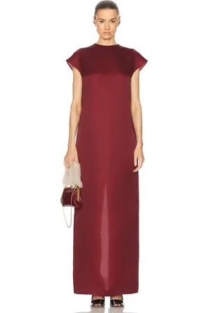 Khaite Lohan Dress in - Red. Size 4 (also in 6).