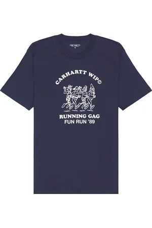 Carhartt Short Sleeve Fun Run T-Shirt in - Navy. Size L (also in ).
