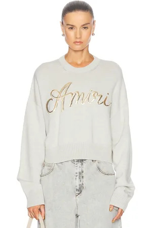 AMIRI MA Swirl Crew Sweatshirt in - Grey. Size L (also in M).