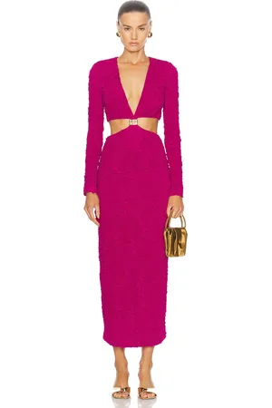 PATBO Jacquard Cut-Out Maxi Dress in - Pink. Size 6 (also in ).