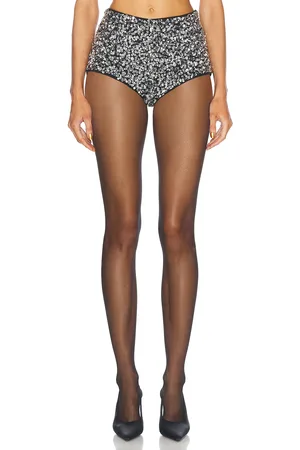 Retrofete Braelynn Crystal Hot Short in - Metallic Silver. Size L (also in M, XS).