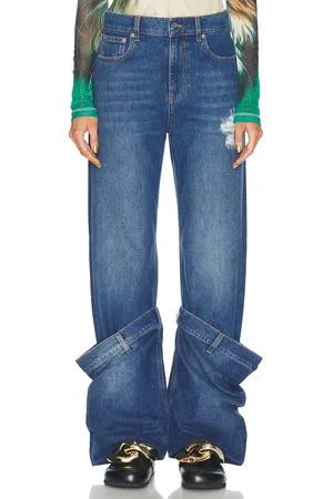 J.W.Anderson Bucket Leg in - Denim-Medium. Size 25 (also in 26, 27).
