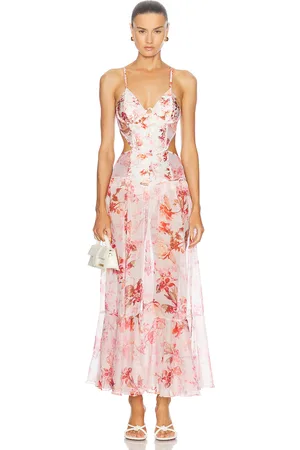 PATBO Bustier Beach Dress in - Blush. Size L (also in M).