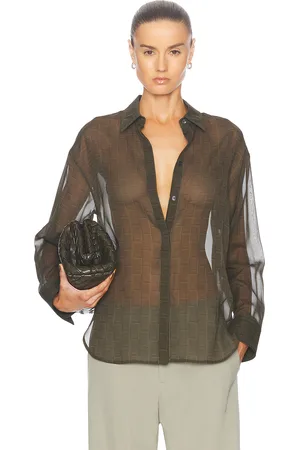 Salvatore Ferragamo Long Sleeve Top in - . Size 42 (also in 44).
