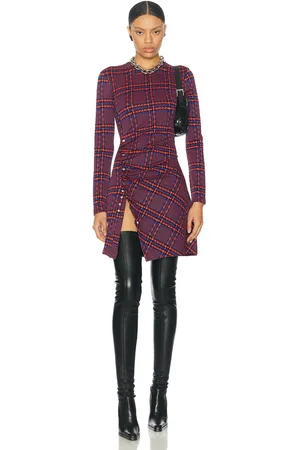 Paco rabanne Long Sleeve Mini Dress in - Purple. Size 40 (also in ).