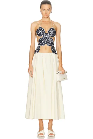 SIEDRES For FWRD Sleeveless Long Dress in - Blue. Size L (also in M, S, XL, XXL).
