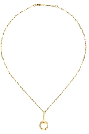 Gucci Horsebit Necklace in - Metallic Gold. Size all.