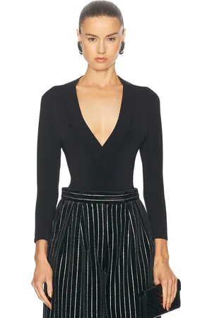 GALVAN Sasha V-Neck Bodysuit in - . Size L (also in M).