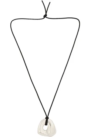 Agmes Gertrude Pendant Necklace in - Metallic Silver. Size all.