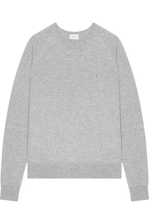 Saint Laurent Crewneck Sweater in - Grey. Size L (also in M, S, XL/1X).