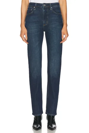 Citizens of Humanity Zurie Straight Leg in - Denim-Dark. Size 24 (also in 25, 26, 27, 28, 29, 30, 31).