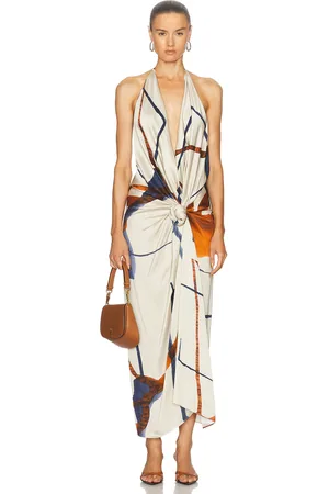 Silvia Tcherassi Guadalupe Dress in - Cream. Size L (also in ).