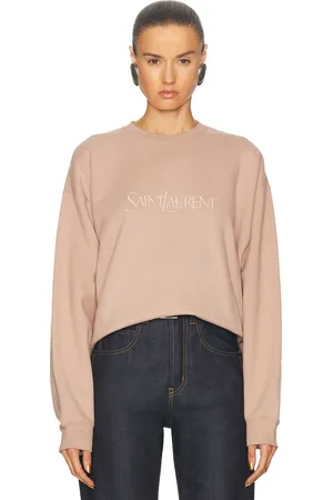 Saint Laurent Crewneck Sweatshirt in - Nude. Size M (also in S, XS).