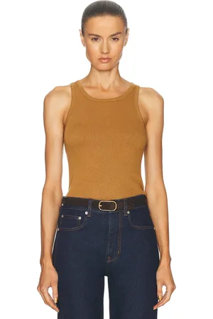 SABLYN Jameela Racerback Tank Top in - Neutral. Size L (also in M, S, XS).