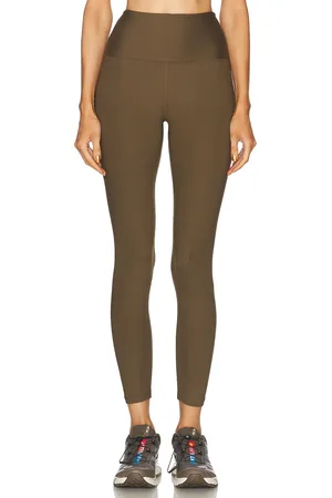 YEAR OF OURS Ribbed 7/8 Legging in - Olive. Size L (also in ).