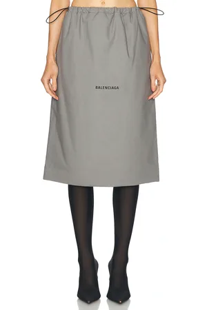 Balenciaga Shoe Bag Skirt in Grey - Grey. Size M (also in S).