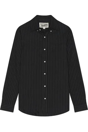 Schott NYC Striped Oxford Button Up Shirt in - . Size M (also in ).