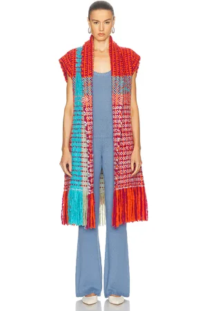 GABRIELA HEARST Teagan Cardigan in - Red. Size S (also in XS).
